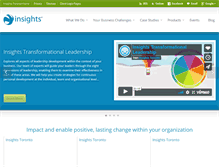 Tablet Screenshot of insightstoronto.com